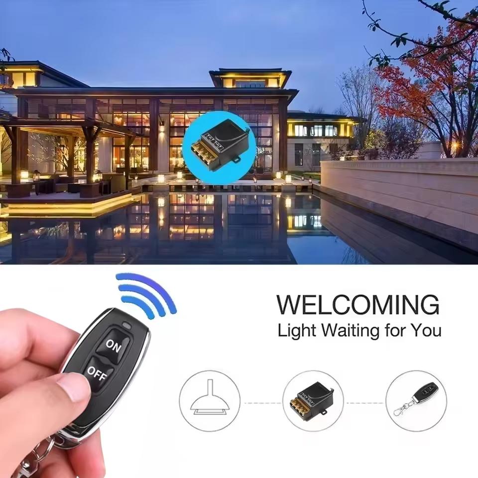 433Mhz Wireless Remote Control Switch AC 75V-220V 30A Relay On Off Remote Control Transmitter For Water Pump Motor LED/Electric