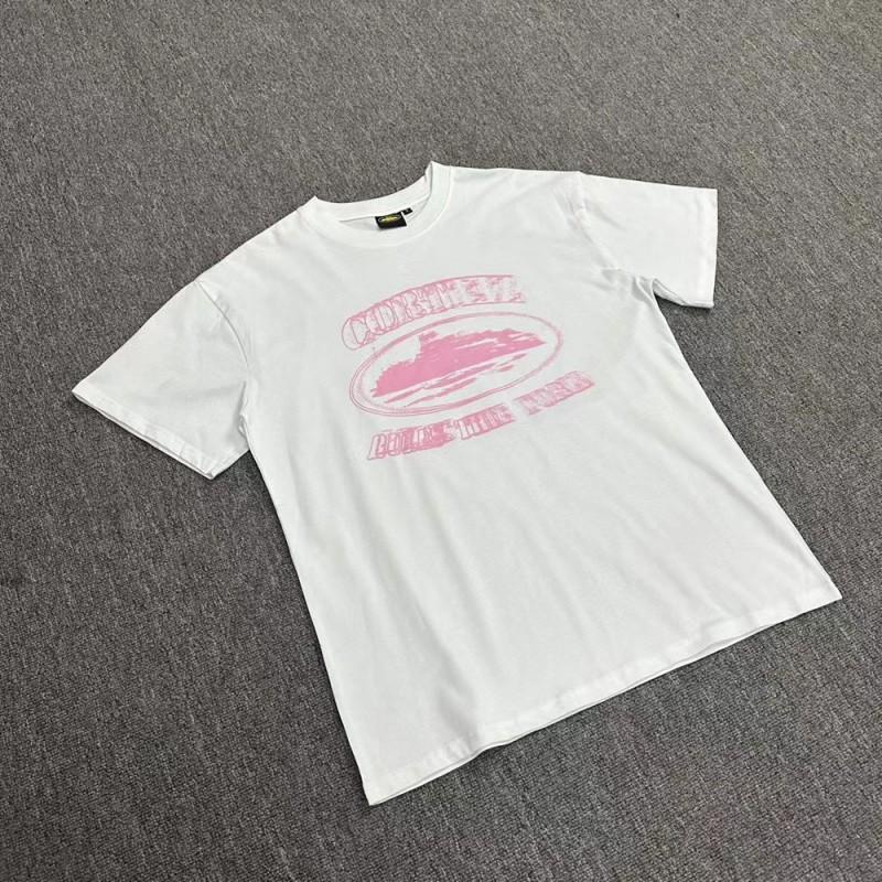 Unisex Streetwear Oversized Cotton Tee With Geometric Print Loose Fit Short Sleeve T-Shirt Men Women