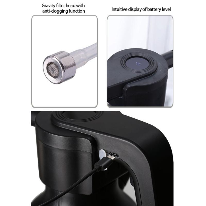 Heavy Type Electric Watering Can 3L Big Capacity Light Weight Long Spout For Efficient Garden Irrigation