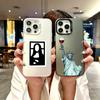 Color Phone Case For iPhone 17 16E 16 11 15 14 Pro MAX 12 13 MINI 7 8 Plus XR SE Silver Plated IMD Cover Art David Mona Lisa