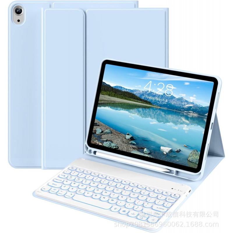 IPad 11-inch Keyboard Case With Silent Bluetooth Pen Slot TPU Cover Stand Magnetic Sleep Function