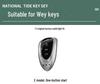 WEY Lanshan & Great Wall WEY Mocha DHT PHEV Suede Key Case & Shell