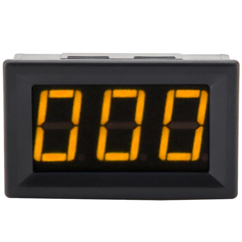 3 Digits LED Digital Ammeter Ampere Meter Current Meter Panel Micro Adjustment DC0‑1A