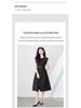 High-End Commuting Slimming Sleeveless Court Style Women's Dress - Summer Waist-Cinching Vest Dress