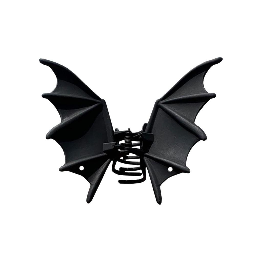 Black Cross Claw Hair Clip: Gothic Punk Shark Hair Accessory for Halloween