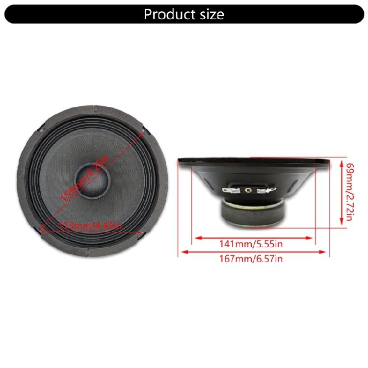 Advanced Midrange Speaker 4 6.5Inch for Home Theater Systems with Deep and Resonanted Sound