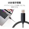 ELECOM Headset, USB Wired, with Microphone, Lightweight, Long-lasting, for Web Conferencing, Teleworking [Compatible with LINE, Skype, Windows, and