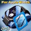 2Pcs Tempered Glass Screen Protector For Apple Watch Ultra 2 3 Ultra2 Ultra3 49mm With Alignment Tool Easy Install