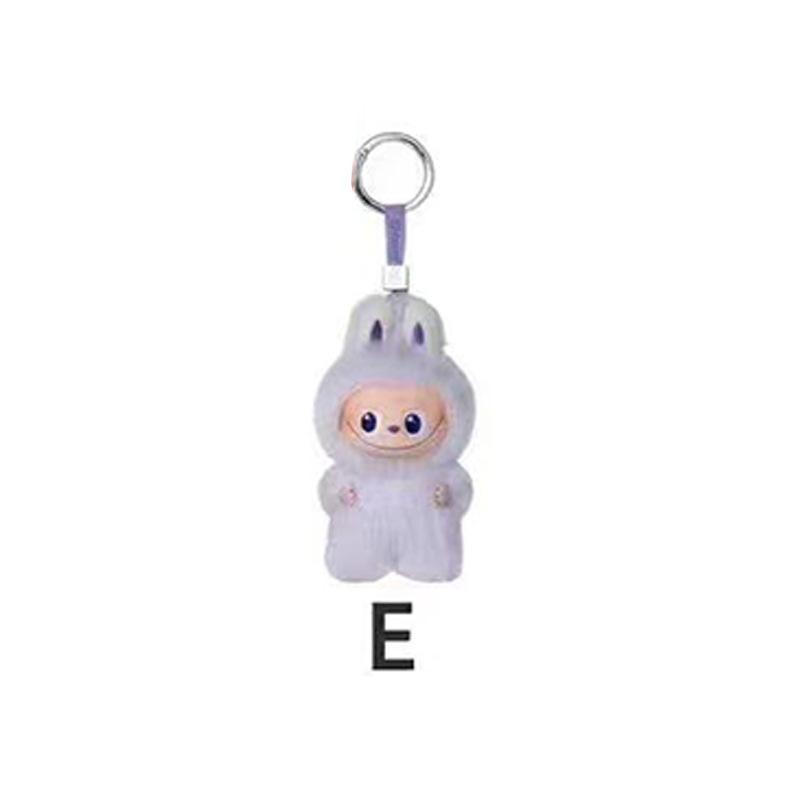 POP MART Fourth Generation Small Pendant Vinyl Face Plush Doll Keychain Blind Box