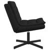 Swivel Chair Black 63 x 75 x 76 cm Fabric