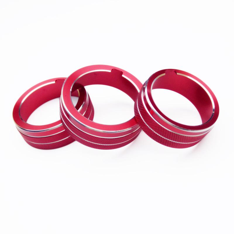 

Volkswagen Tanying Air Conditioning Knob Decorative Ring - Aluminum Alloy Modded Bright Frame