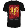 NOWY Godflesh Streetcleaner Krótki Rękaw Bawełna Czarny Wszystkie Rozmiary OM556 Koszulka Unisex