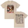 Bruno Mars The RoUnisextic Tour Music Graphic T Shirt Unisex Women Harajuku Hip Hop Rock Tshirts Summer Tops Male Cotton Tshirt
