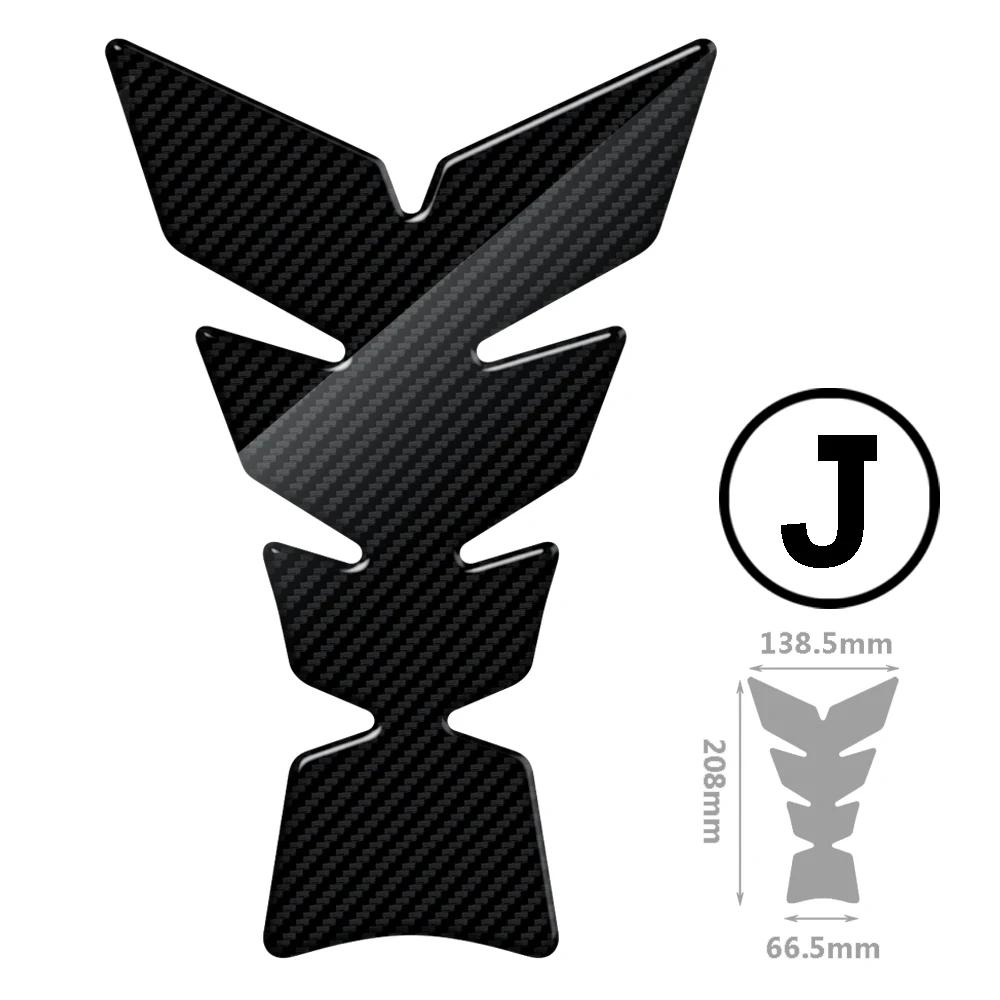 Motorcycle Tank Pad Protection Carbon-look Sticker Universal for Kawasaki Honda Yamaha Suzuki Aprilia Benelli