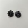 DIY Shirt Buttons Black Gold Clothing Buttons Handmade Woven Metal Buttons  Clothing Accessories