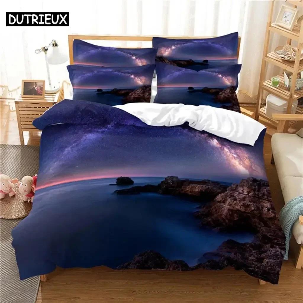 Comforter Starry Night Bedding Set For Bedroom Soft Modern S Comefortable Kids And
