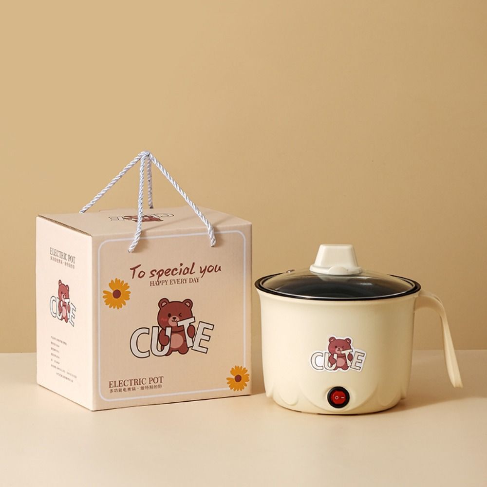 Anti Scalding Non-stick Electric Cooker Dry Boil Protection Non-stick Hot Pot  Dormitory
