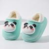 Winter Kid Baby Boy Girl Slippers Newborn Cartoon Bear Non-slip Home Indoors Shoes Thick Warm Children Plus Fleece Shoes Slipper