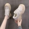 Fashion casual sports shoes women's 5 autumn new thick-soled retro niche trend versatile board shoes little white shoes