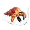 Colorful Sea Creature Sculpture Artificial Lobster Figurine Seafood Figures Toy for Desk Display Sea Creature Sculpture