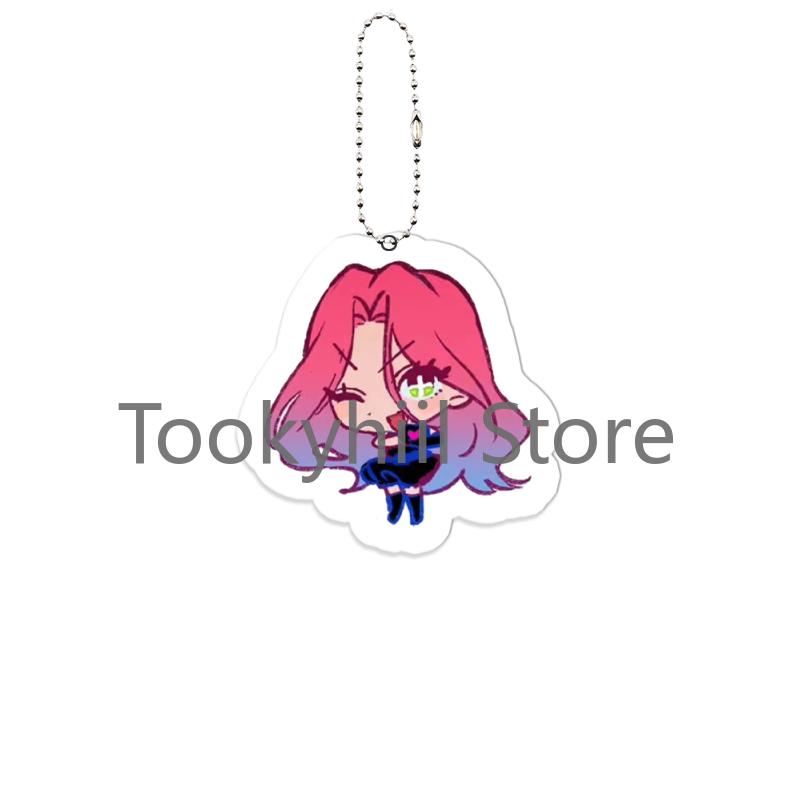 Alien Stage Acrylic Keychain Anime Sua Mizi Luka Till Ivan Anime Cartoon Hyuna Key Ring Exquisite Backpack Pendant Festival Gift
