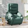VidaXL Fauteuil inclinable vert foncé tissu 3310264