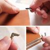 50/12PCS Bronze Metal Book Corners For Photo Albums Menus Folders DIY Scrapbooking Decor Corner Protectors