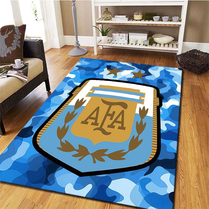 Tappeto Messi per Soggiorno Camera da Letto Casa Decorazione Divano, Tappetino Antiscivolo per Giochi Bambini