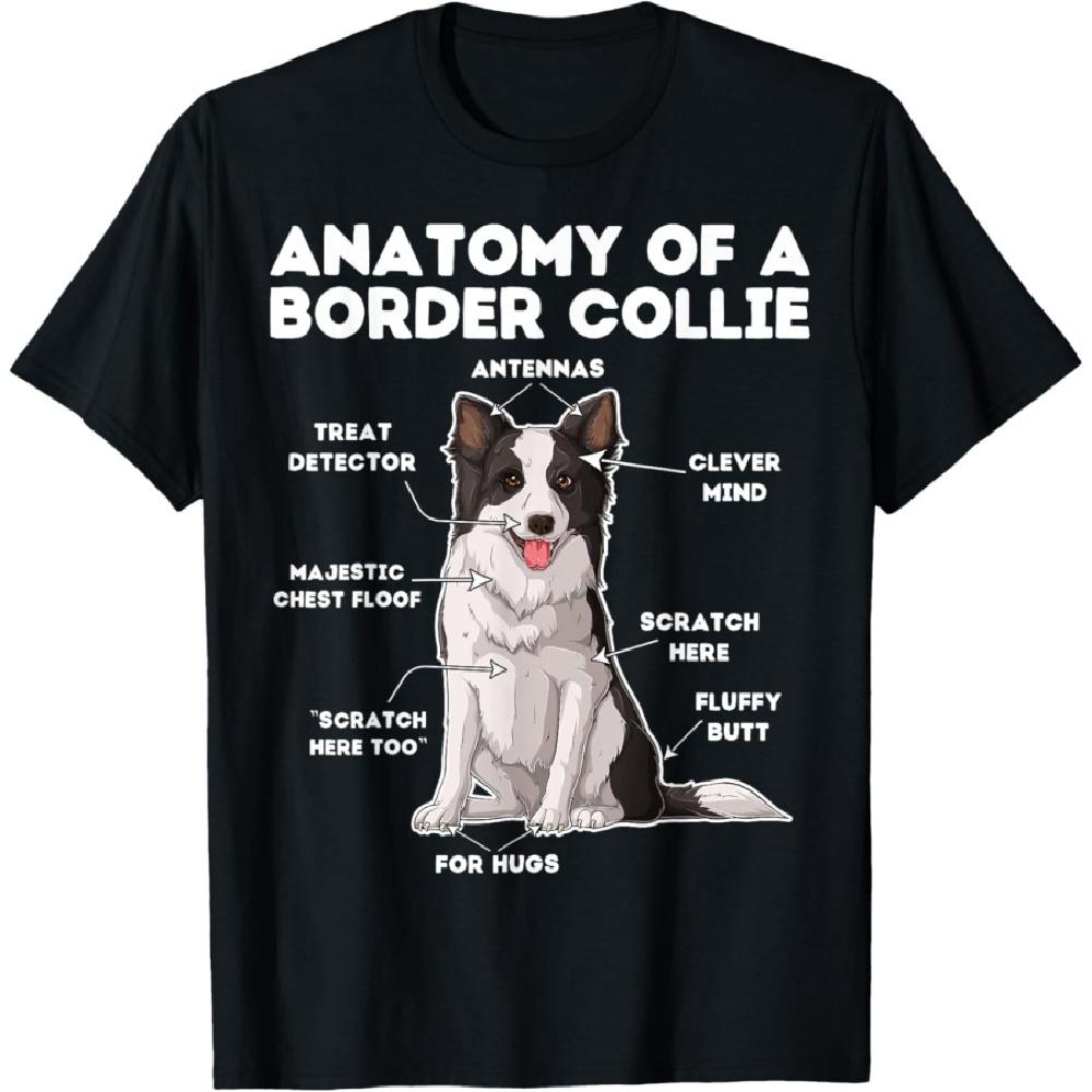 Anatomy of a Border Collie T-Shirt