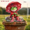 2D Flat, Smiling Frog Is Suitable for Courtyard, Lawn and Gardening/outdoor Accessories/garden Decoration Floor Inserts, Indoor Potted Plants,