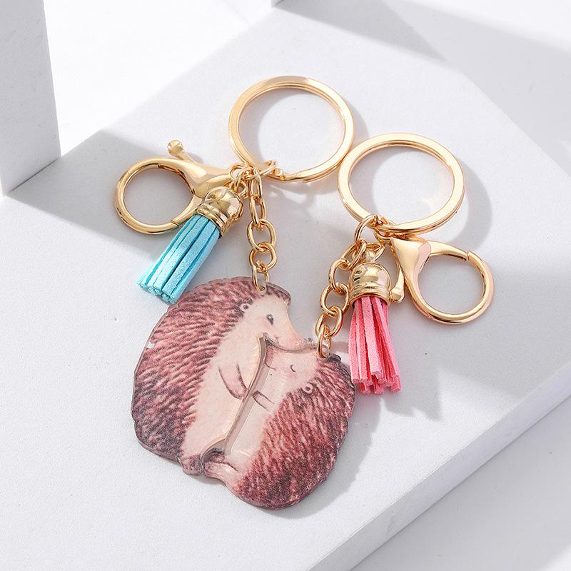Wooden Otter Couple Keychain Pendant - Valentine's Gift for Partners and Friends