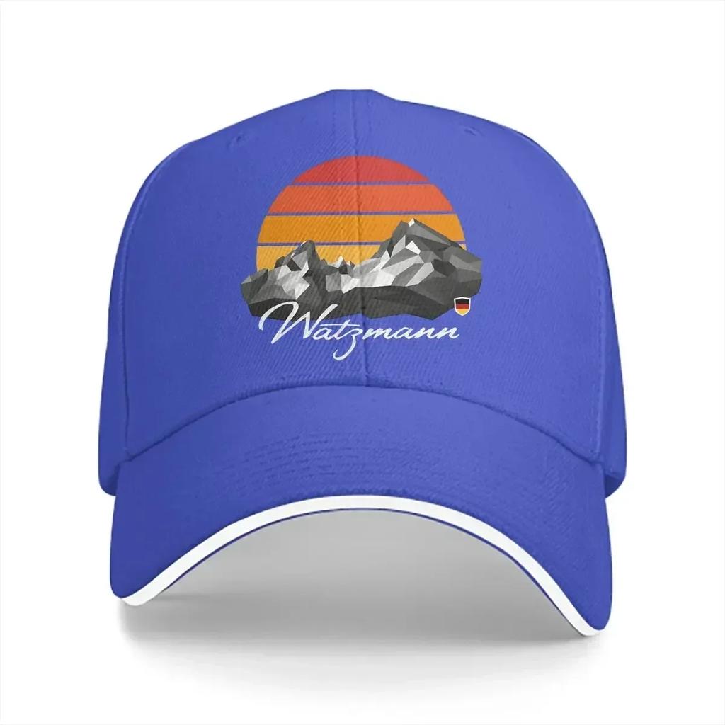 Pure Color Dad Hats Watzmann Berchtesgaden Bavaria Mens Hat Sun Visor Baseball Caps Mountain Climber Peaked Cap