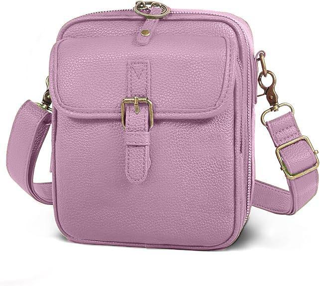 Shoulder Messenger Bag Leather Retro Casual Universal Messenger Shoulder Clutch Bag Mobile Phone
