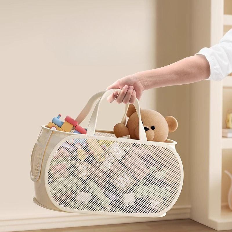 Toy Storage Basket Organizer Toys Children Storage Bag Dirty clothes basket Big Hand-held clothing storage bucket Box