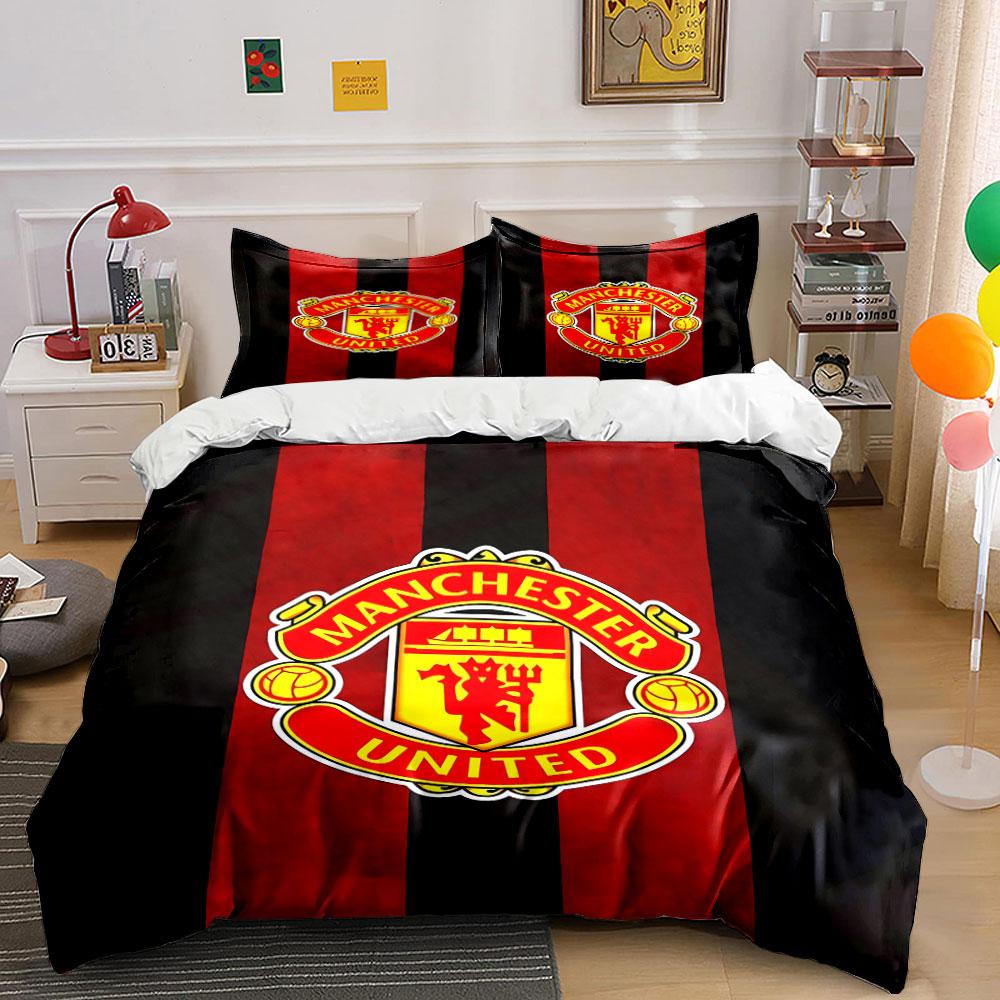 """Manchester United Povlečení""" Povlečení Sada povlaků na přikrývku Povlak na přikrývku Povlaky na polštář""" (1 * Povlak na peřinu 2 * Povlaky na polštář, bez náplně do peřiny)
