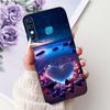 For Infinix Hot 8 Phone Case Hot 8 Lite Hot8 X650 X650C X650B X650D Elegant Floral Cat Pattern Black Silicone Soft TPU Cases