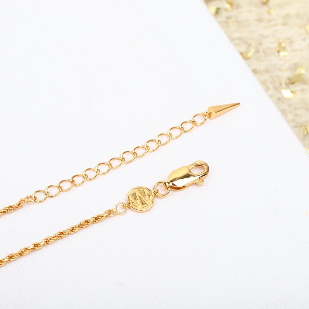 925 Silver Agate Fritillary Necklace Autumn and Winter High-end Necklace