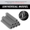 8 PCS Spark Plug Wire Protector Sleeve, 6 Inches Glass Fiber Automotive Gray