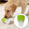 Squeaky Vegetable Dog Toy Broccoli Ginger Shape Dog Chew Toy Latex Interactive Puppy Teething Toy for Small Medium Dogs