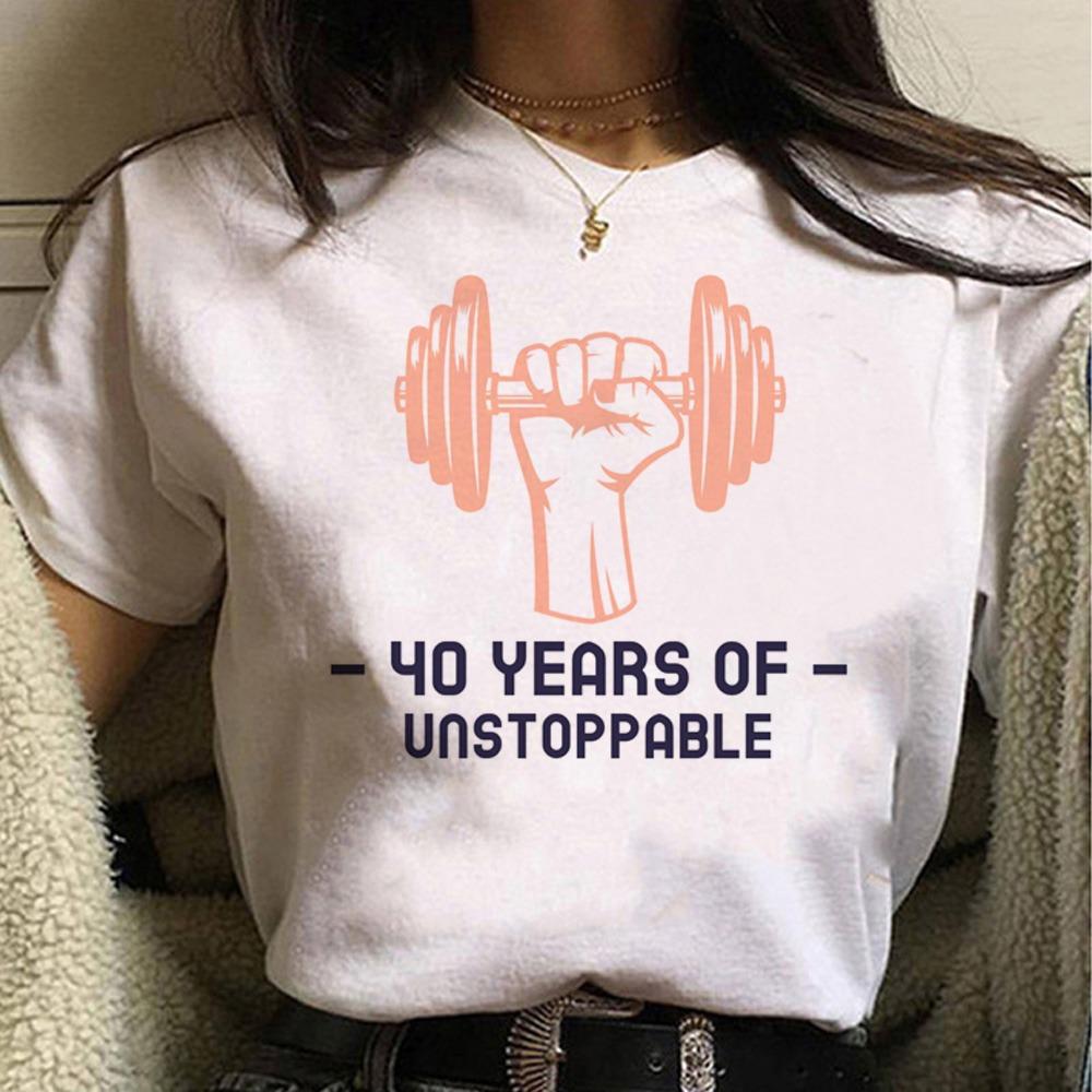 Birthday T Shirt Women Japanese Tee Female Graphic Comic Clothing Summer Sleeved Tops