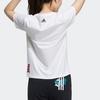 Adidas Cny Series Spring Festival Theme Printed Training Sports Crew Neck Vintage Short Sleeve T-Shirt Women Tops White GP0705