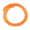 3/4/6/8/10mm Orange Faceted Crystal Beads Transparent Glass Loose Spacer Beads For Jewelry Making DIY Bracelet Necklace Supplies