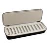 12 Slots Hair Clipper Blade Organizer Protective Bag EVA Storage Case for Barbers Hairdressers