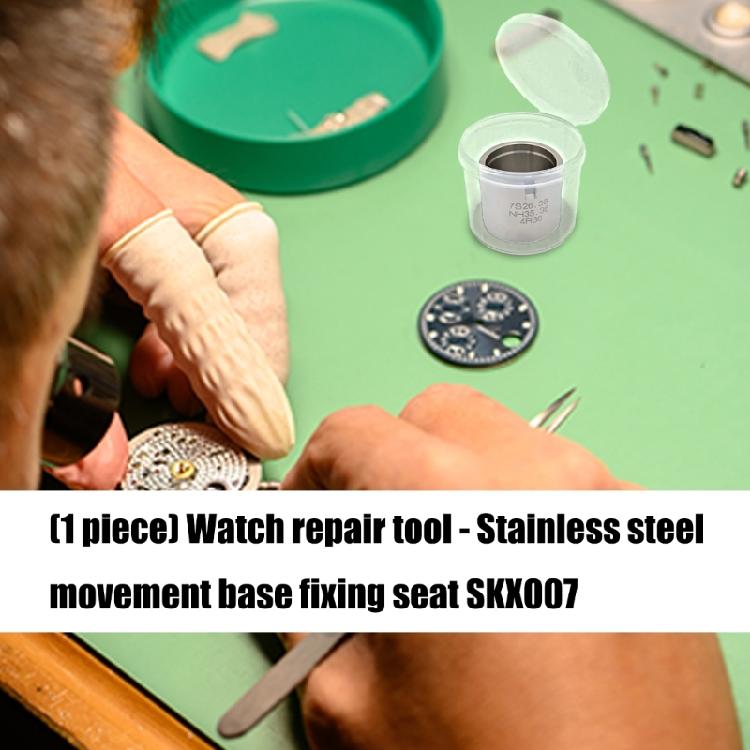 Accuracy Watch Repair Benches Tool Nonrust Steel Movement Holders SKX007 NH35 4R Series Stable No Slip Design Component Replacement Cleaning