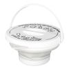 Foldable Compost Bucket - BRAND - 5L - Handle - Lid - Retractable