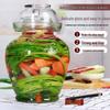 Thickened Glass Jar for Pickling: Sealed Household Container for Vegetables and Sauerkraut.