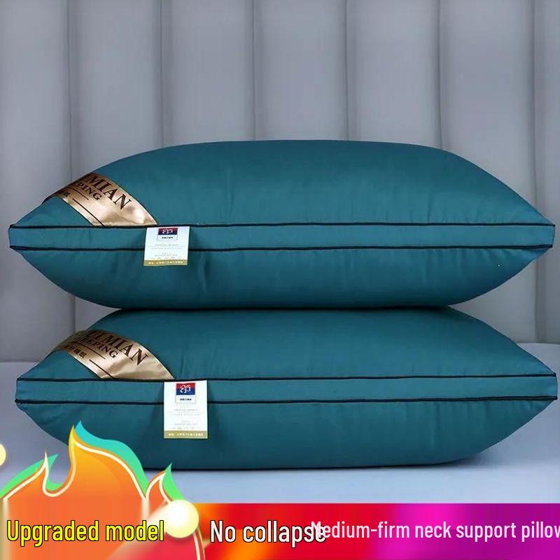 Orthopedic Cervical Support Pillow Set - 2 Pieces for Adults, Maintains Shape, Promotes Sleep & Protects Spine.