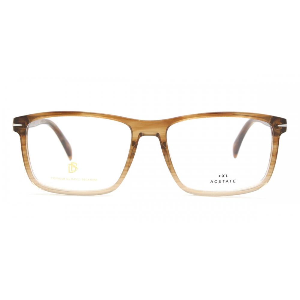 

David Beckham Db 1020 2zr Men Eyeglasses Striped Beige Brown/56-17-145