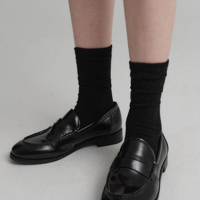 LOOKAST MIA CLASSIC RIBBED SOCKS / MIA CLASSIC RIBBED SOCKS_3colors