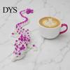 Articulated Dragon Model Cherry Blossom Figurine with Movable Joints, 3D Printed Fidget Toy Flower Toy, Mythical Creature Decor